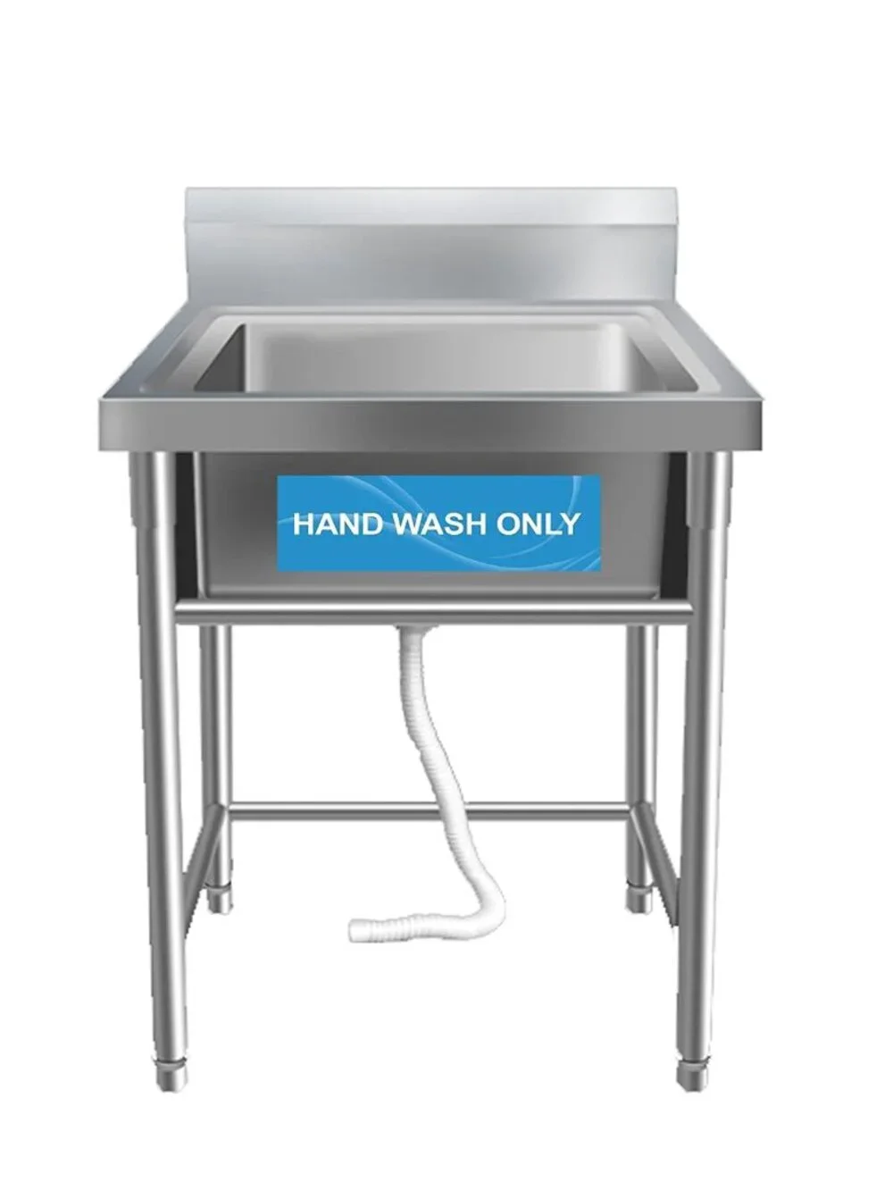 4 Pack Wash Rinse Sanitize Sink Labels, Waterproof Sticker Signs Perfect for 3 C